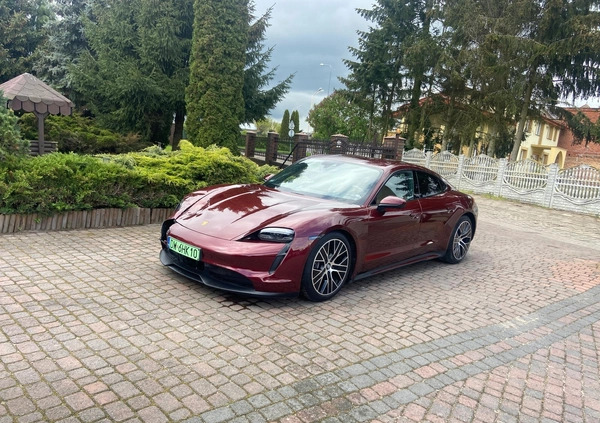 Porsche Taycan cena 189000 przebieg: 43000, rok produkcji 2021 z Bydgoszcz małe 67